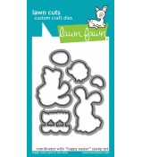 Lawn Fawn Happy Easter die set